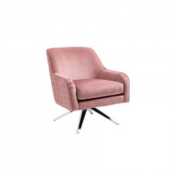 Bailey Swivel Chair Pink